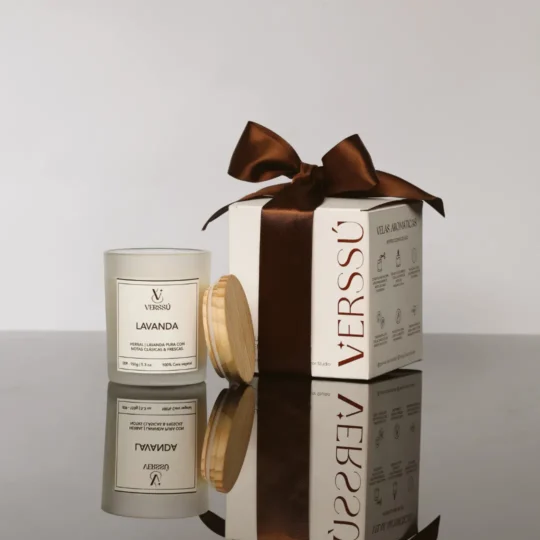 Vela Bambú Cristal